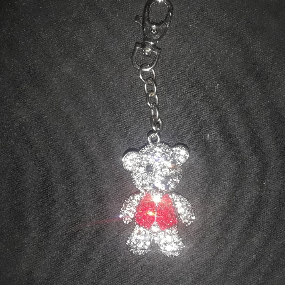Crystal Bear KeyChain (moveable)